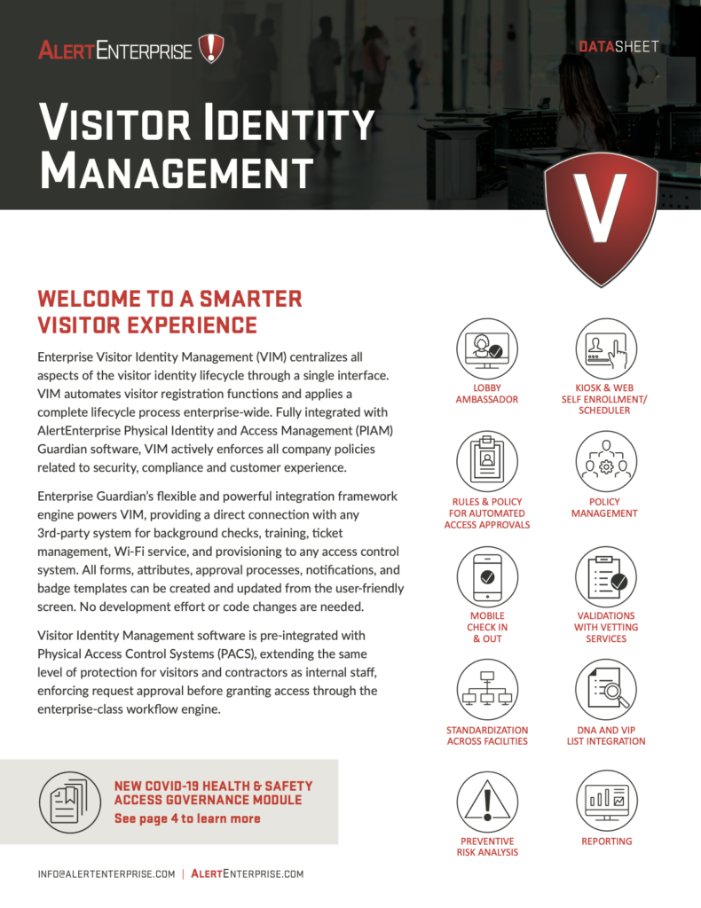 Visitor Identity Management PDF
