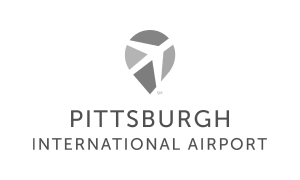 The Pittsburgh International Airport official logo.